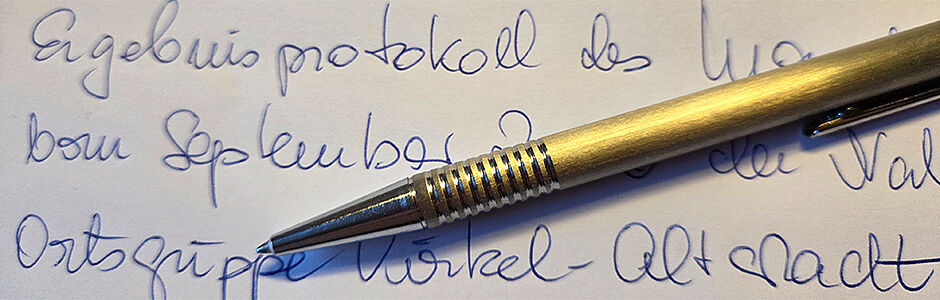 Sitzungsmitschrift, Foto: M. Geib