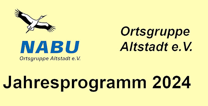 Programm 2024 der NABU-Orstgruppe Altstadt